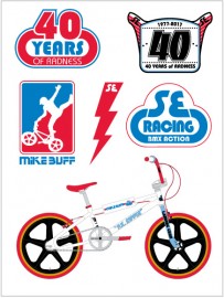 SE Racing Mike Buff PK Ripper commemorative sticker set