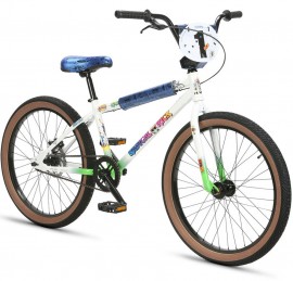Haro 2023 Radical Rick 24" bike (21.9" TT) WHITE / GREEN