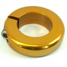 1-1/8" Bassett alloy Donut seatpost clamp GOLD