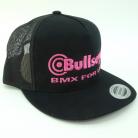 Bullseye "BMX For Life" Snapback Hat BLACK / PINK
