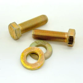 Profile / Bullseye Crank Hex Bolt & Washer Set ZINC for NON-GDH spindles