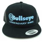 Bullseye "Legendary BMX" Snapback Hat BLACK / BABY BLUE