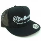 Bullseye "SoCal BMX" Snapback Hat BLACK / SILVER