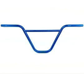 10.0" Cook Bros Racing Cr-Mo Bar CANDY-CHROME BLUE