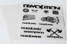 Demolition Parts sticker sheet