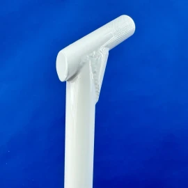 Elf / GT-style Cr-Mo seatpost 25.4mm Laid Back POWDER COAT WHITE