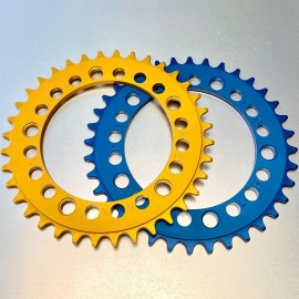 Knight 5-bolt Ruf-Tooth CNC 33T or 36T Chainring IN COLORS