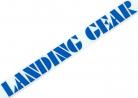 SE "Landing Gear" fork decals 8.25" BLUE