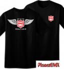 PlanetBMX "Wings" t-shirt BLACK LONG SLEEVE