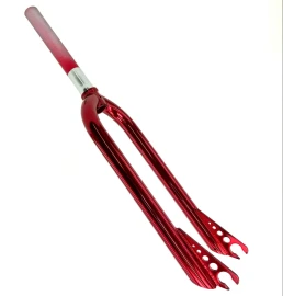 Race Inc. 26" Threadless 1-1/8" Fork CANDY CHROME RED