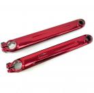 Redline Flight 3-Piece Cr-Mo Cranks 175mm CANDY-CHROME RED