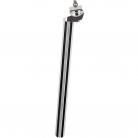 25.4mm FLUTED alloy micro-adjust seatpost SILVER