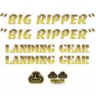 SE Racing Big Ripper frame & fork decal kit GOLD