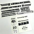 60th Anniversary Skyway T/A frame / fork / bar decal kit