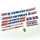 Skyway T/A frame and fork decal kit DIE-CUT 