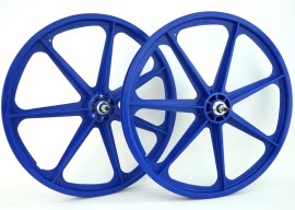 BLUE 24" Skyway TUFF WHEEL SET- Freewheel