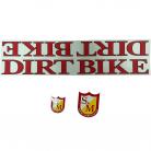 S&M Dirt Bike Frame Sticker Kit
