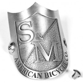 S&M Bikes head tube badge