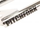 S&M Bikes replacement PITCHFORK decal set BLOCK STYLE  (2 decals) BLACK or WHITE