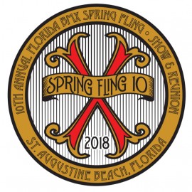 Florida BMX Spring Fling X Round Decal