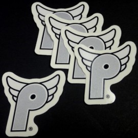 Profile Racing "Flying-P" decal SILVER