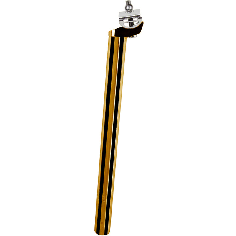 BLACK OPS FLUTED 25.4mm x 350mm GOLD//SILVER MICRO-ADJUST SEAT POST